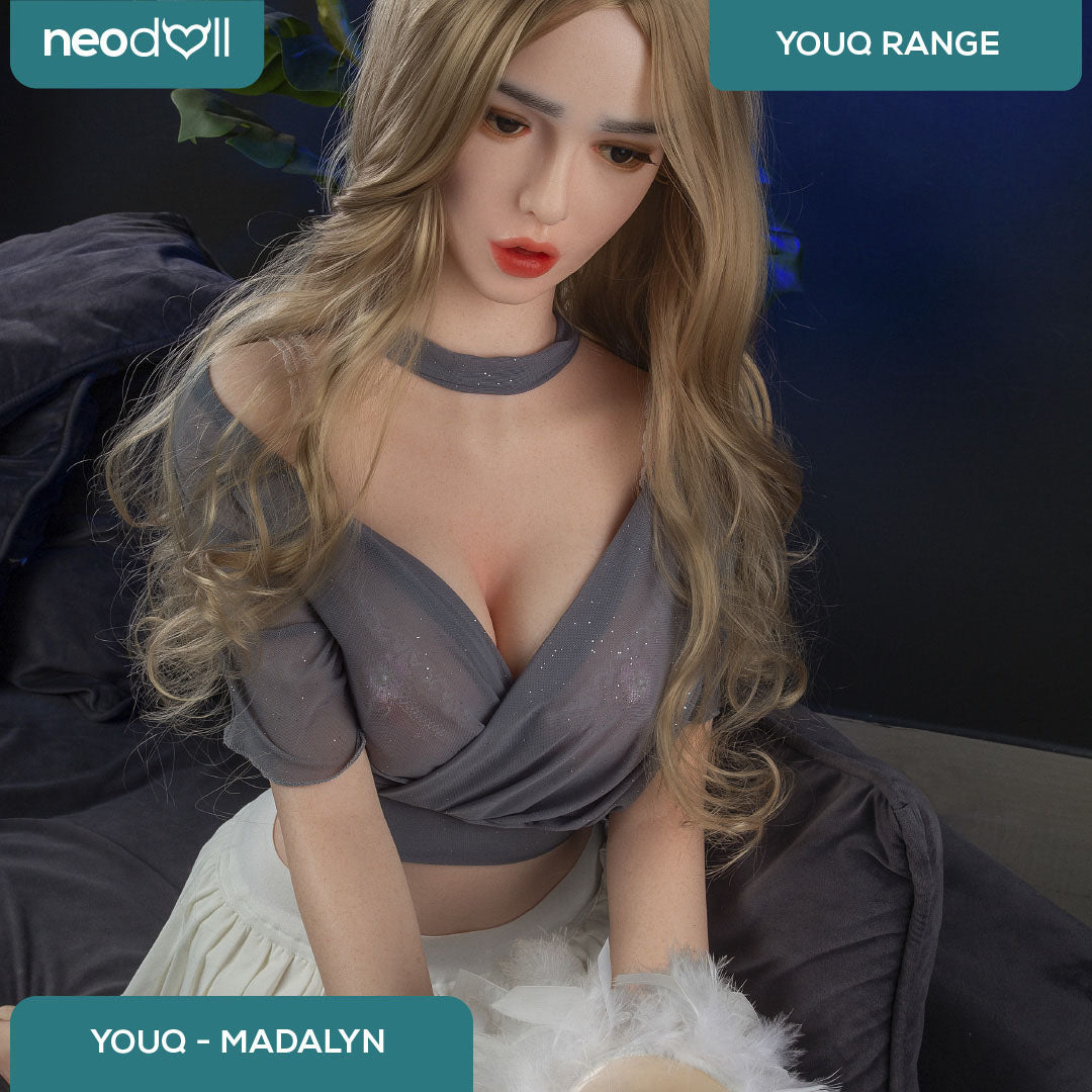 Youqdoll - Madalyn - Poupée de Sexe Entièrement en Silicone - 165cm - Cheveux Implémentés - Gel Sein - Naturel