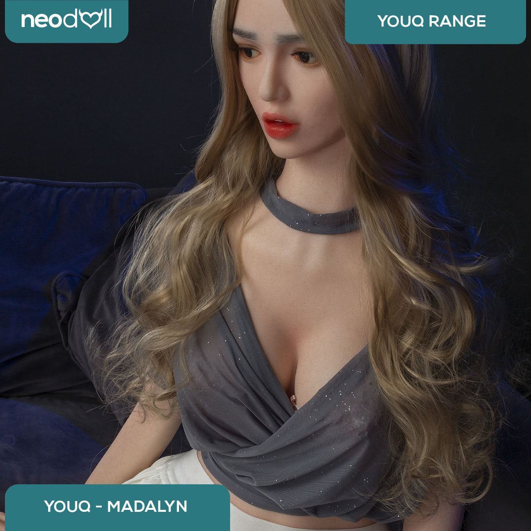 Youqdoll - Madalyn - Poupée de Sexe Entièrement en Silicone - 165cm - Cheveux Implémentés - Gel Sein - Naturel