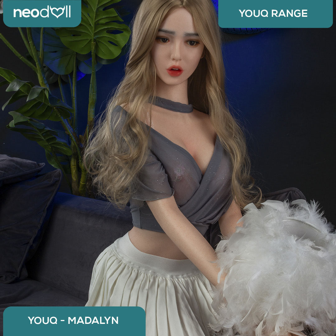 Youqdoll - Madalyn - Poupée de Sexe Entièrement en Silicone - 165cm - Cheveux Implémentés - Gel Sein - Naturel