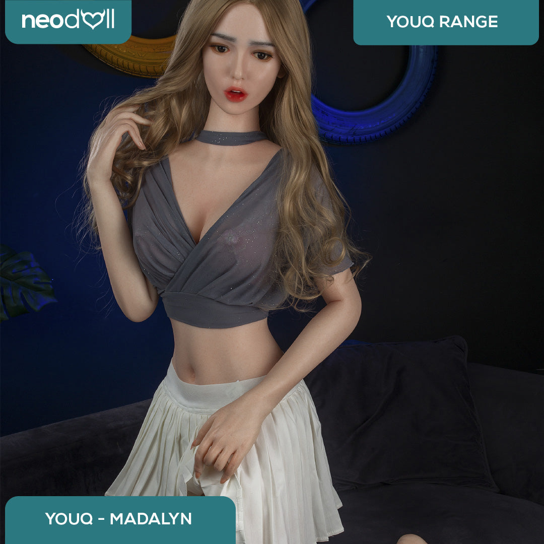 Youqdoll - Madalyn - Poupée de Sexe Entièrement en Silicone - 165cm - Cheveux Implémentés - Gel Sein - Naturel