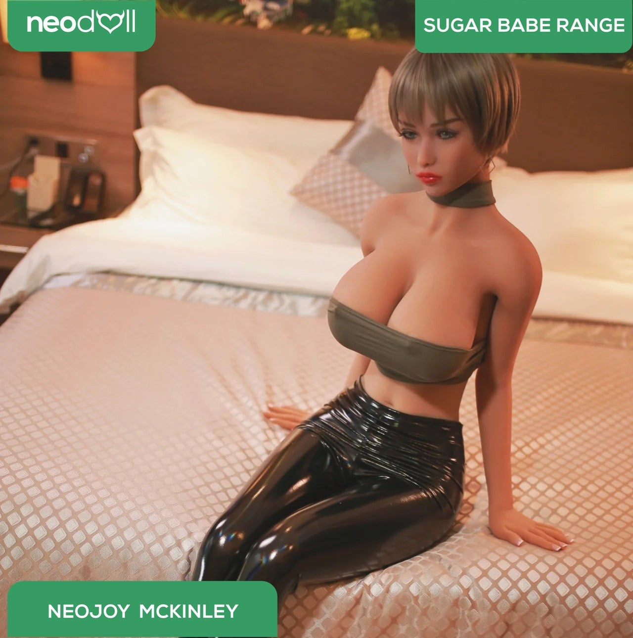 Neodoll Sugar Babe - Mckinley - Poupée de Sexe Réaliste - 170cm - Gel Sein - Naturel