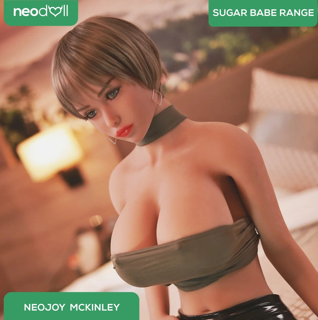 Neodoll Sugar Babe - Mckinley - Poupée de Sexe Réaliste - 170cm - Gel Sein - Naturel