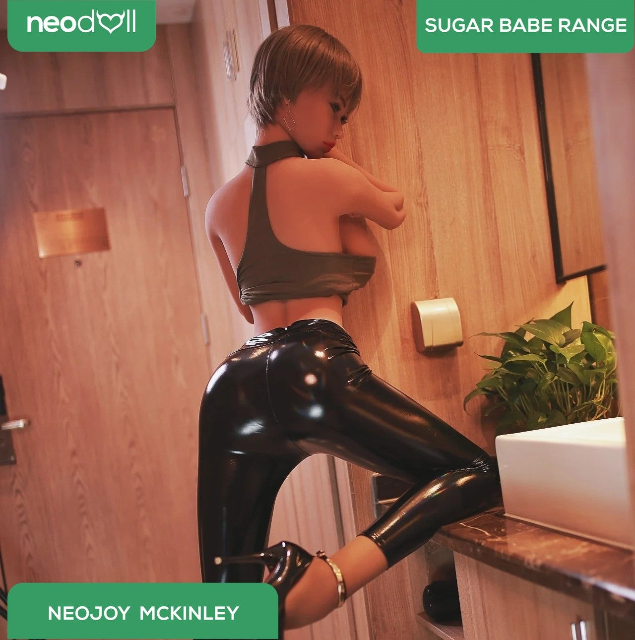 Neodoll Sugar Babe - Mckinley - Poupée de Sexe Réaliste - 170cm - Gel Sein - Naturel