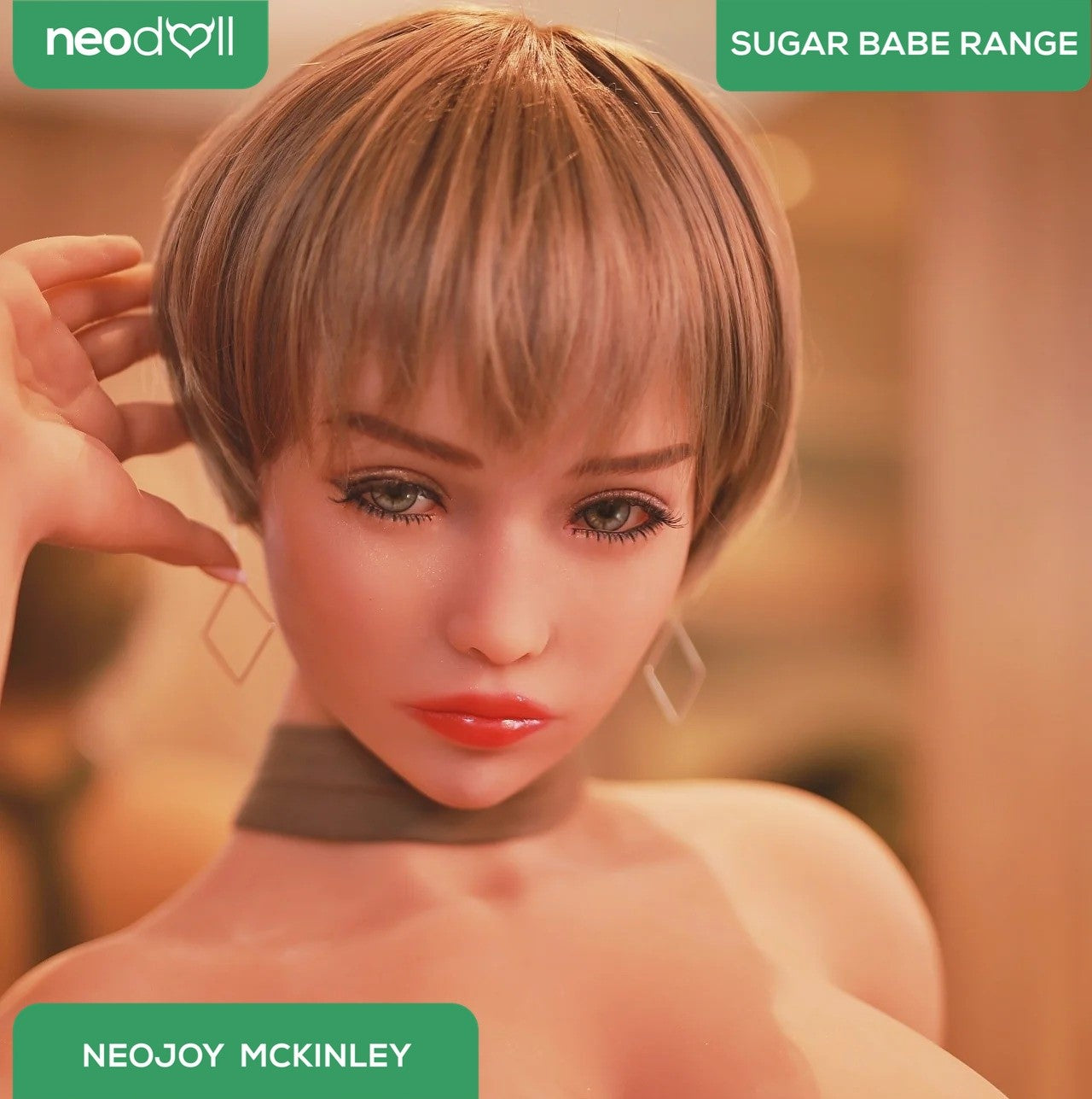 Neodoll Sugar Babe - Mckinley - Poupée de Sexe Réaliste - 170cm - Gel Sein - Naturel