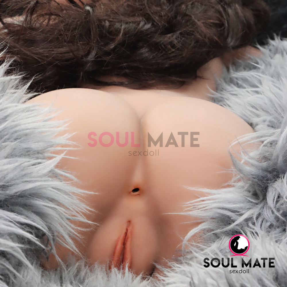 SoulMate Dolls - Emersyn Tête avec Torse de Poupée Sexuelle - Brun Clair