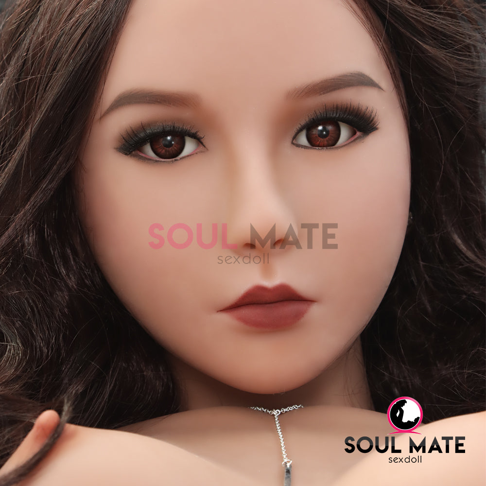 SoulMate Dolls - Emersyn Tête avec Torse de Poupée Sexuelle - Brun Clair