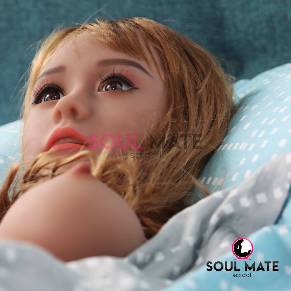 SoulMate Dolls - Lilly Tête avec Torse de Poupée Sexuelle - Brun Clair