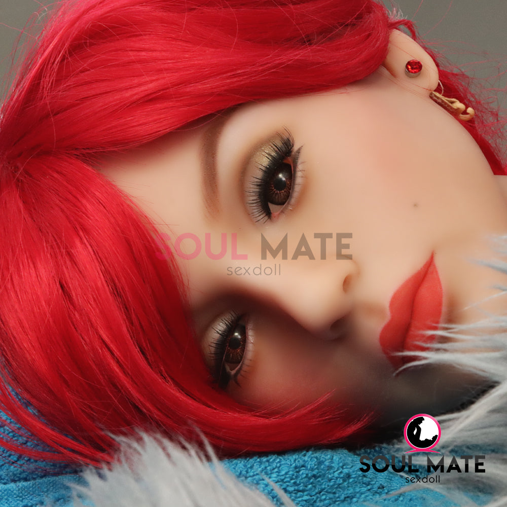 SoulMate Dolls - Kimberly Tête avec Torse de Poupée Sexuelle - Brun Clair