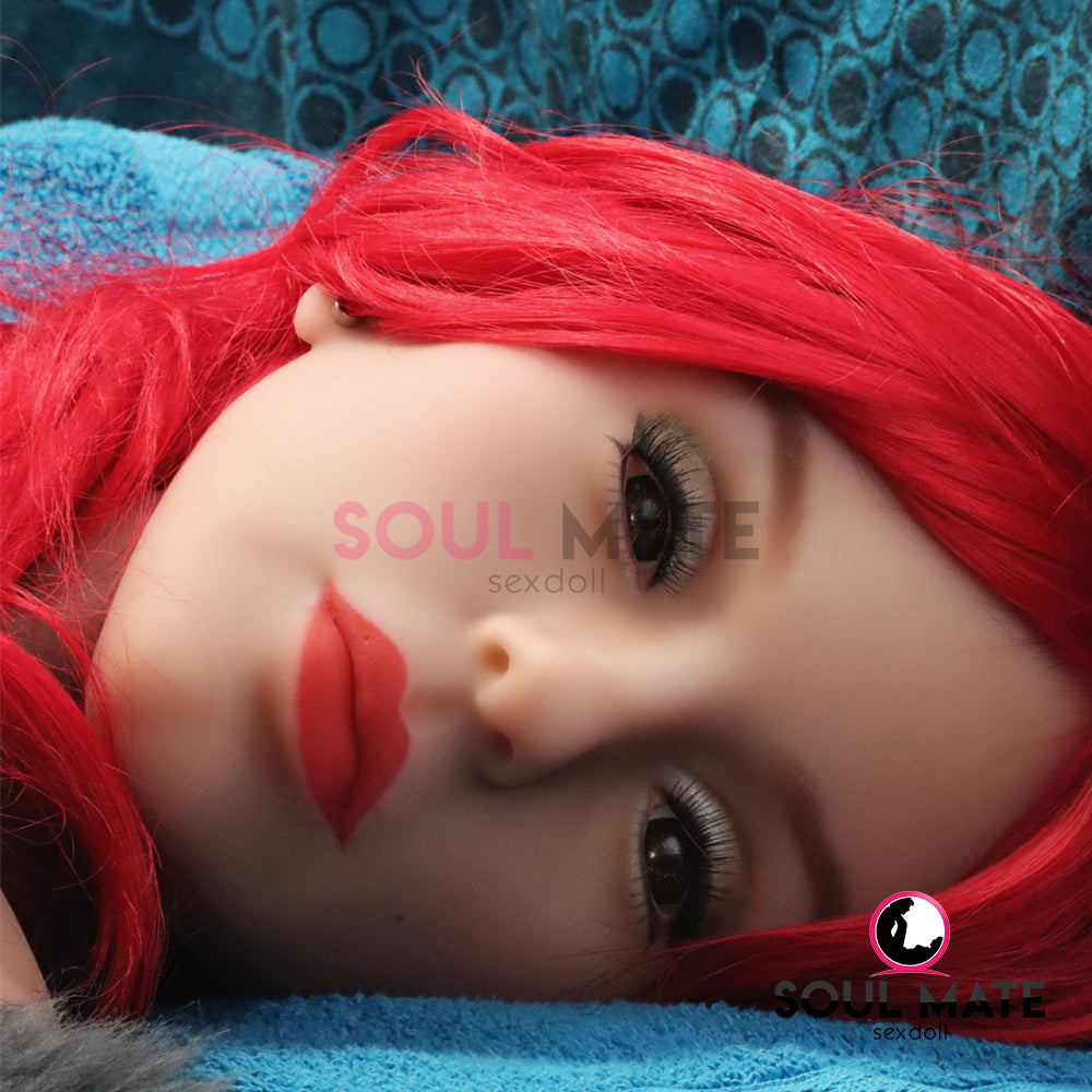 SoulMate Dolls - Kimberly Tête avec Torse de Poupée Sexuelle - Brun Clair