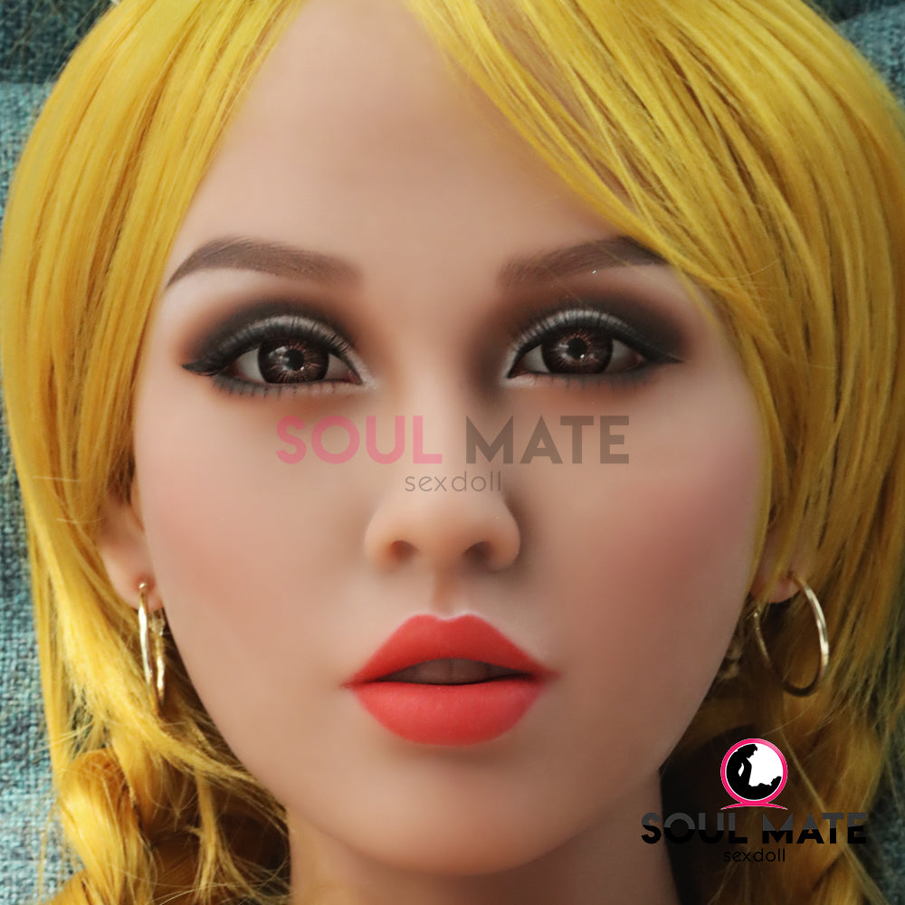 SoulMate Dolls - Harmony Tête avec Torse de Poupée Sexuelle - Brun Clair