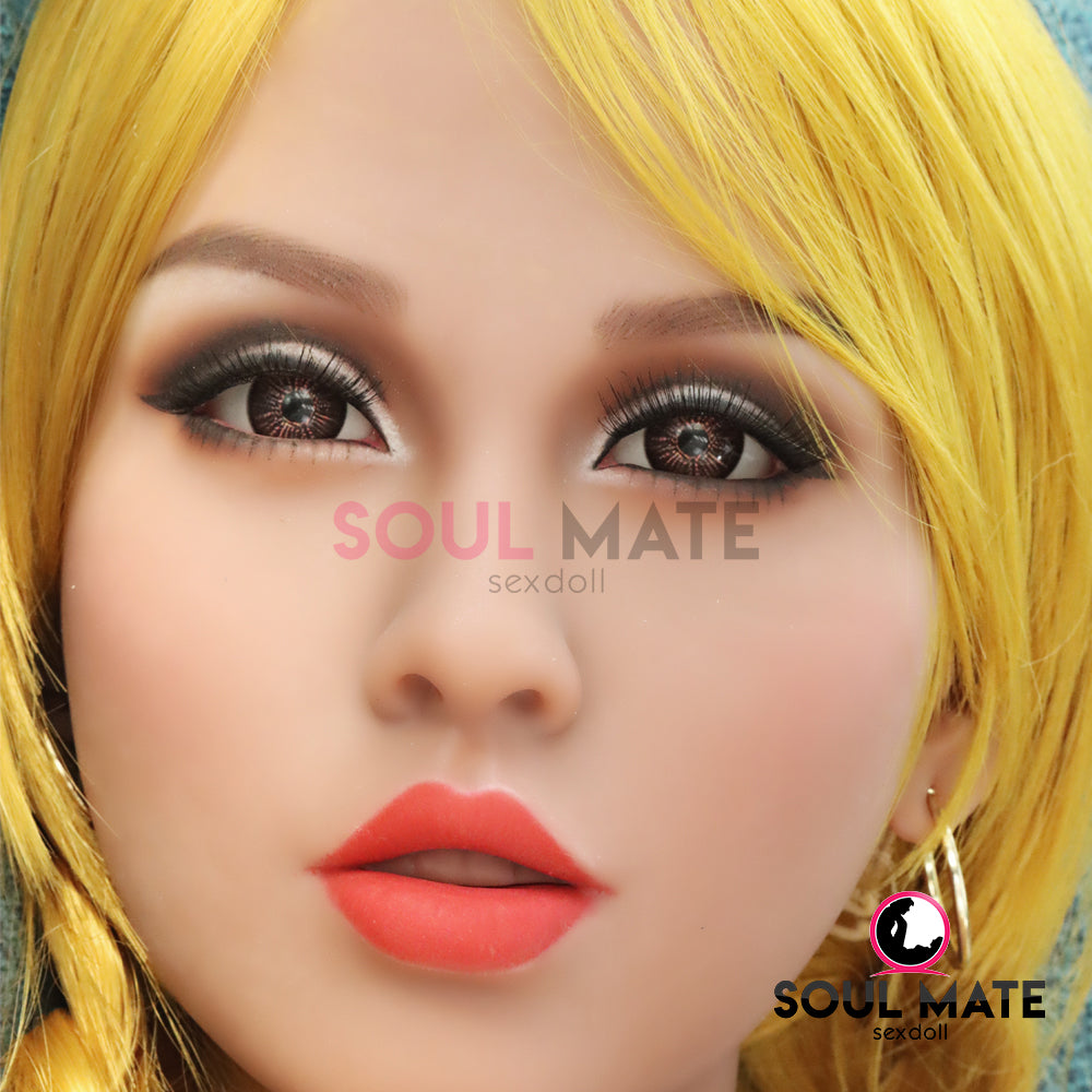 SoulMate Dolls - Harmony Tête avec Torse de Poupée Sexuelle - Brun Clair