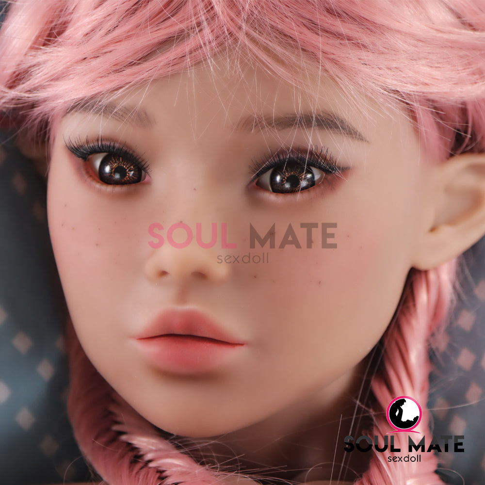 SoulMate Dolls - Diana Elf Tête avec Torse de Poupée Sexuelle - Brun Clair