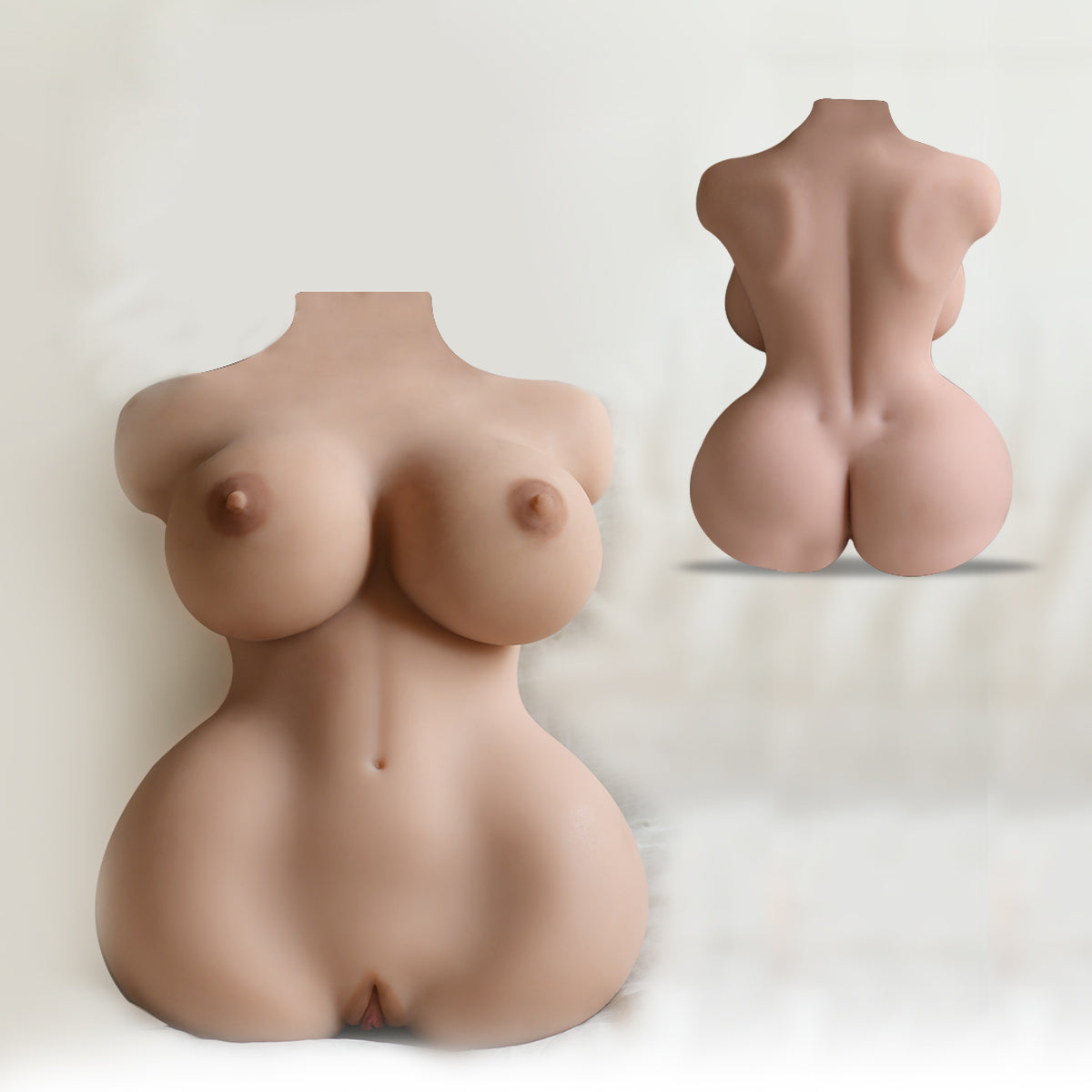 6YE Torso & Head - Torse de Poupée Sexuelle With Head Connector - Bronzer - 14kg