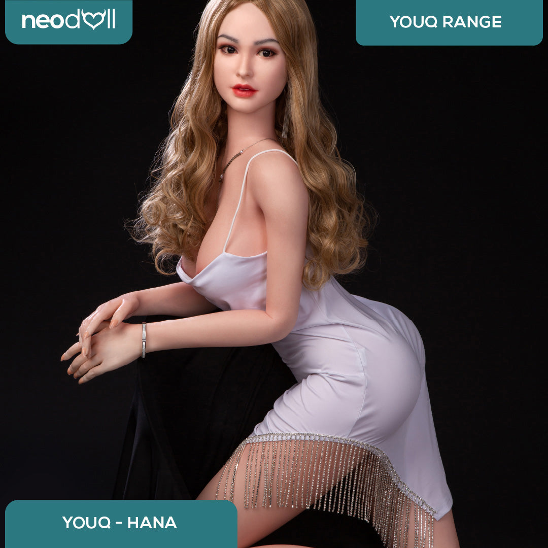 Youqdoll - Hana - Poupée de Sexe Entièrement en Silicone - 163cm - Cheveux Implémentés - Gel Sein - Naturel