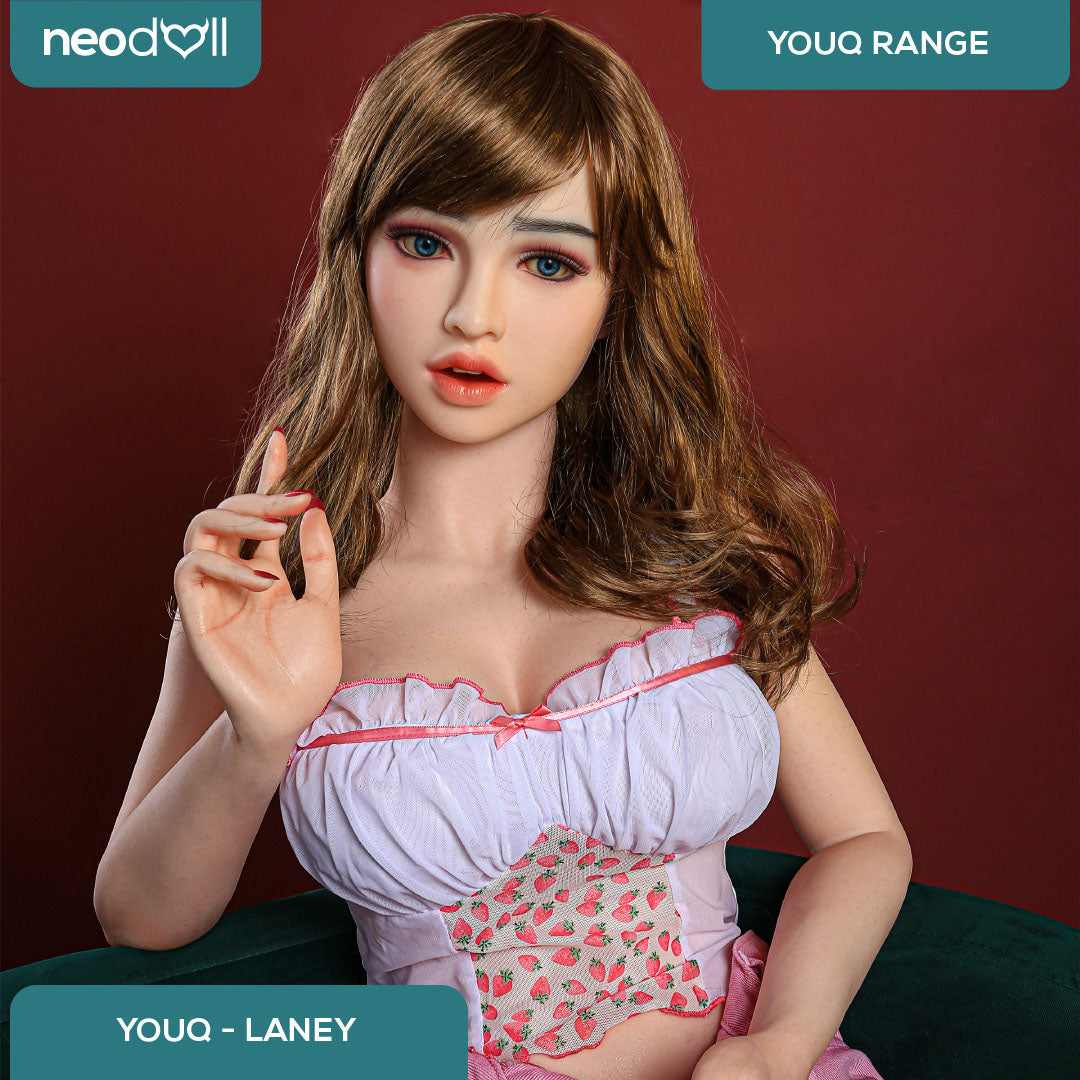 Youqdoll - Laney - Poupée de Sexe Entièrement en Silicone - 163cm - Cheveux Implémentés - Gel Sein - Naturel