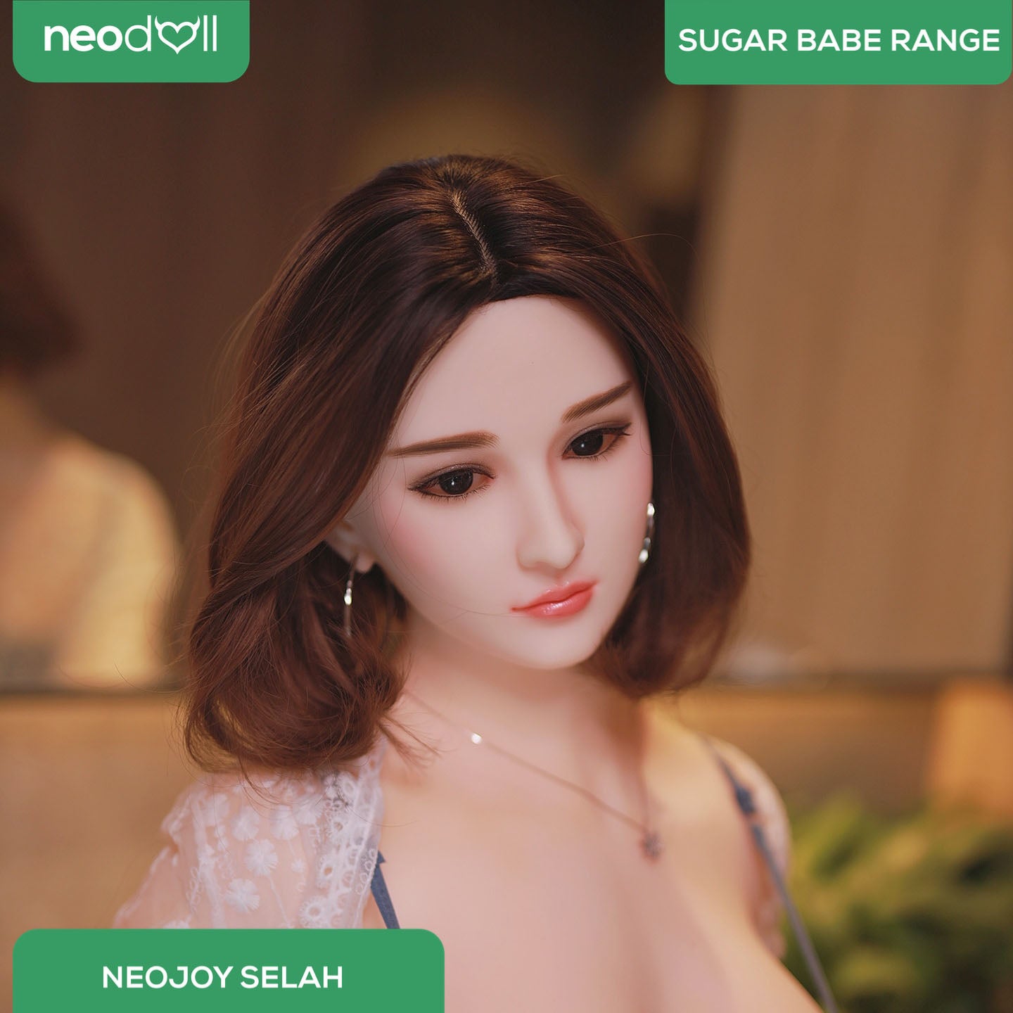 Neodoll Sugar Babe - Selah - Poupée de Sexe Réaliste - 170cm - Gel Sein - Naturel