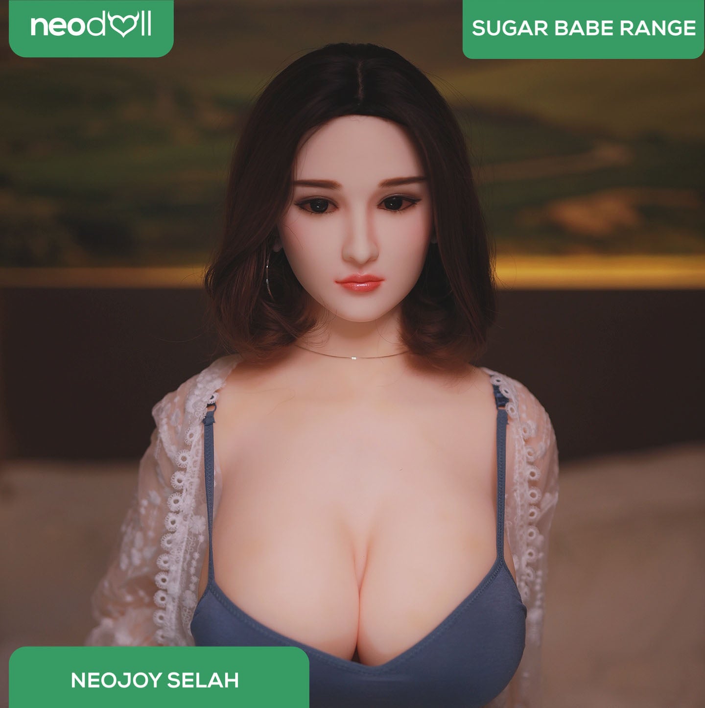 Neodoll Sugar Babe - Selah - Poupée de Sexe Réaliste - 170cm - Gel Sein - Naturel