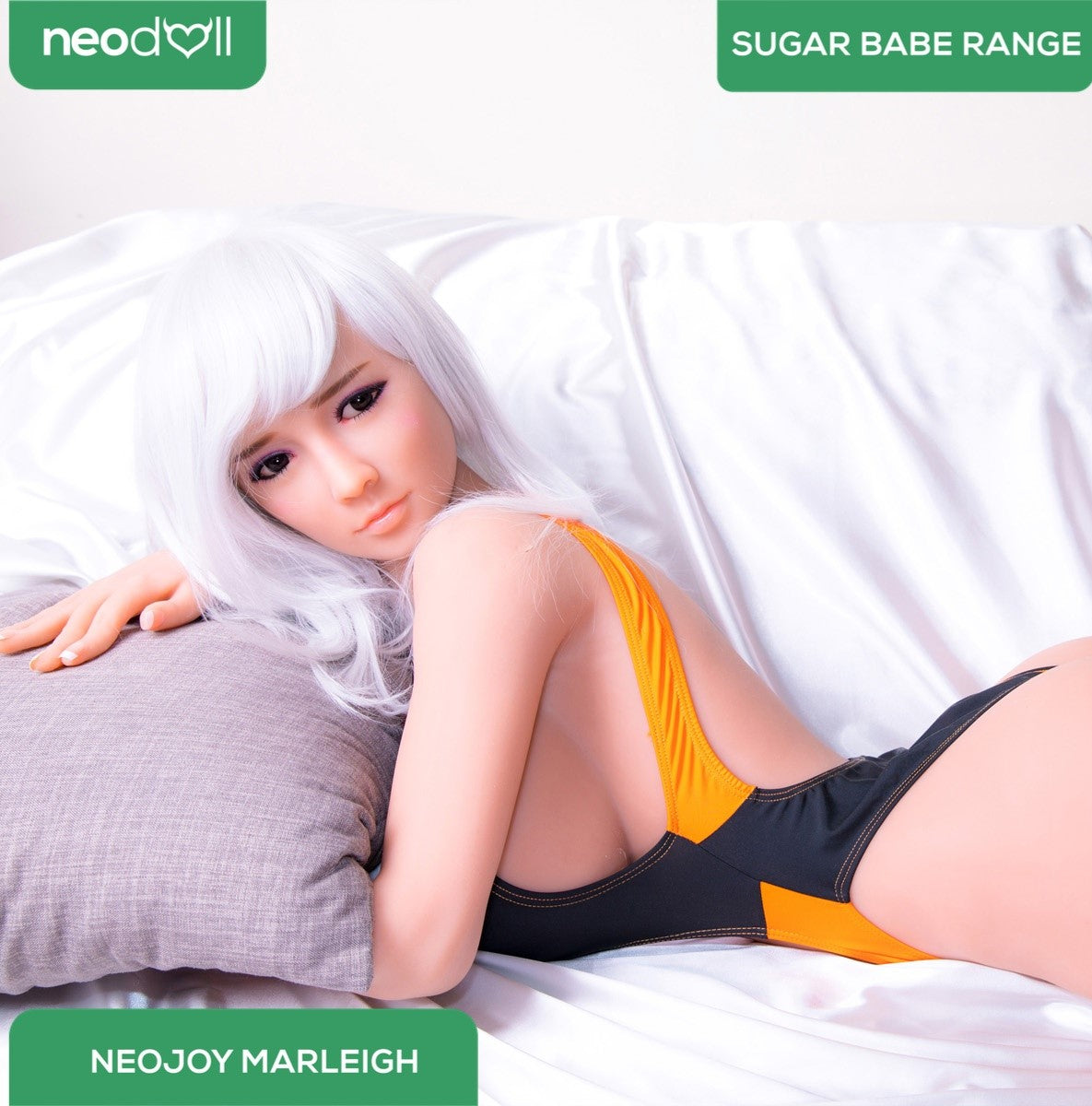 Neodoll Sugar Babe - Marleigh - Poupée de Sexe Réaliste - 170cm - Gel Sein - Naturel