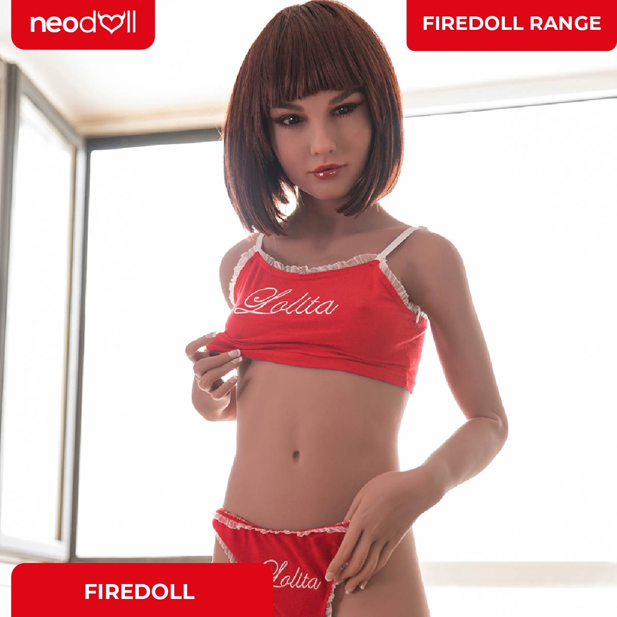 Fire Doll - Lolita - Poupée de Sexe Réaliste - 168cm - Gel Sein - Bronzage Léger