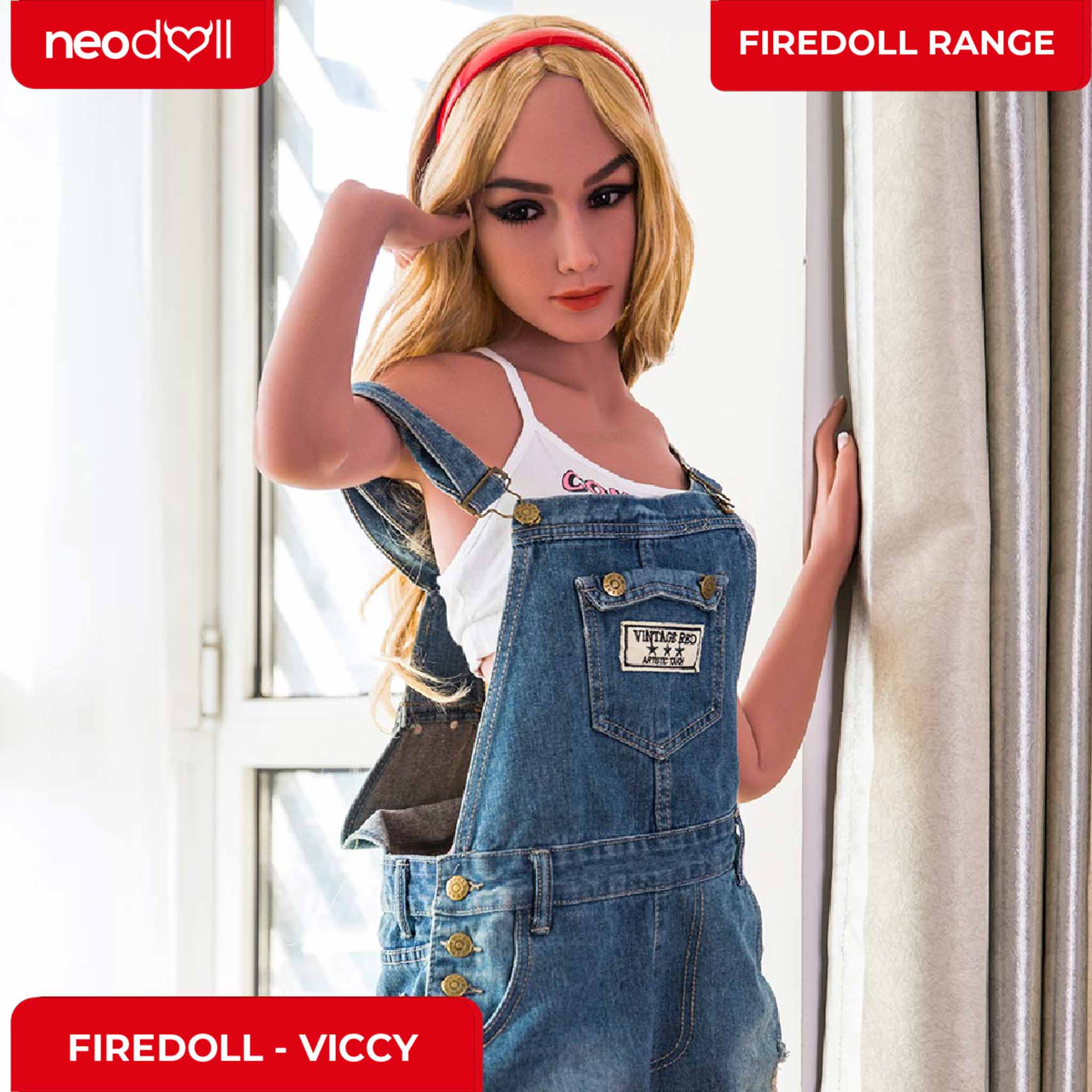 Fire Doll - Viccy - Poupée de Sexe Réaliste - 168cm - Gel Sein - Bronzage Léger